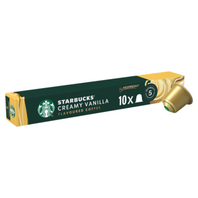 Creamy Vanilla by NESPRESSO, Blonde Roast Coffee Capsules, 53g box of 10 thumbnail 2