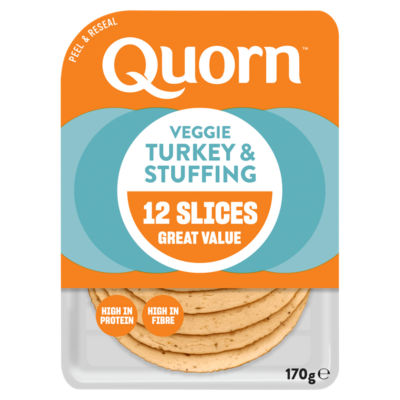 12 Veggie Turkey and Stuffing Slices 170g thumbnail 2