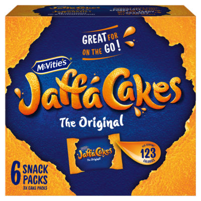 Jaffa Cakes Original Chocolate Biscuits Snack Pack 6 x 3 Cakes, 198g thumbnail 2