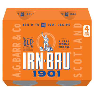 IRN-BRU 1901 Soft Drink Can Multipack 4x330ml