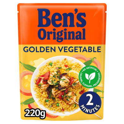 Ben's Original Golden Vegetable Microwave Rice