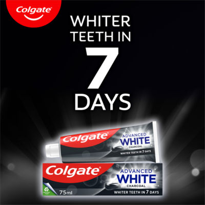 Advanced White Teeth Whitening Charcoal Toothpaste 75ml thumbnail 3