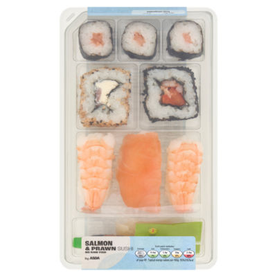 ASDA Salmon & Prawn Sushi Large Pack thumbnail 2