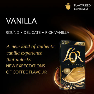 Vanilla Flavour Coffee Pods X10 thumbnail 3