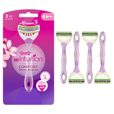 Xtreme 3 My Intuition Comfort Women's Disposable Razors x4