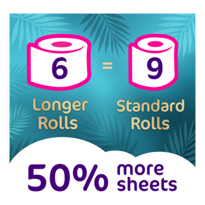 Quilted Coconut Toilet Roll 6 Longer Rolls 50% More Sheets thumbnail 3