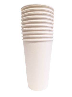 10 White Large Paper Tumblers thumbnail 2