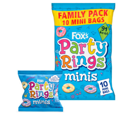 Biscuits Party Rings Minis 10 Snack Bags thumbnail 2