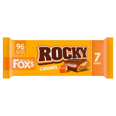 Rocky Caramel Bars 7 x 19.5g (136.5g)