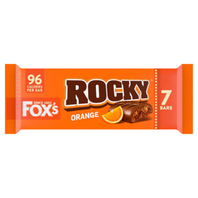 Biscuits Rocky Orange Biscuit Bars 7 Bars Multipack thumbnail 2