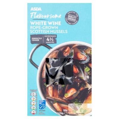 Flavoursome White Wine Rope-Grown Scottish Mussels 2 x 250g (500g) thumbnail 2