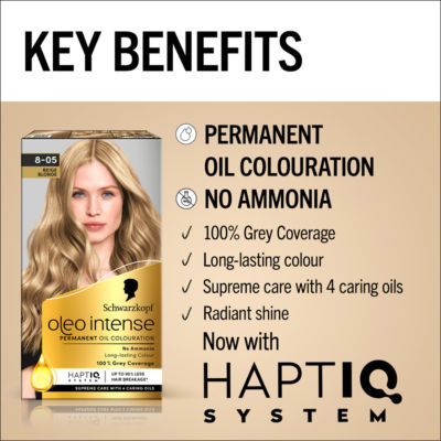 Oleo Intense Beige Blonde 8-05 Permanent Colour thumbnail 3