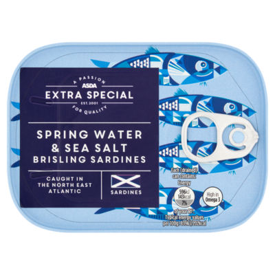 Extra Special Spring Water & Sea Salt Brisling Sardines 105g