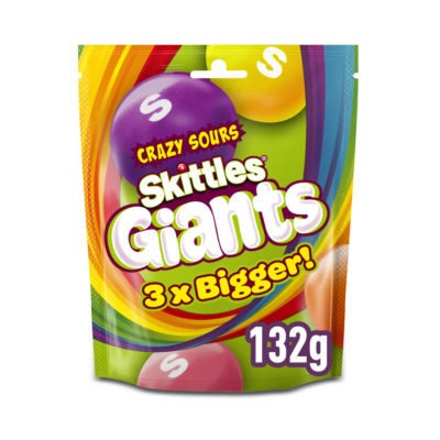 Giants Sours Sweets Bag 132g thumbnail 2