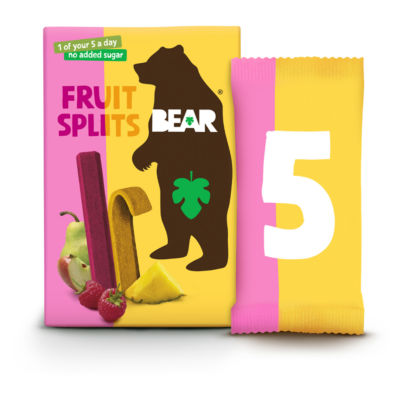Fruit Splits Raspberry and Pineapple 5x20g thumbnail 2
