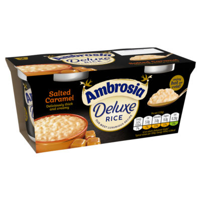 Deluxe Salted Caramel Rice Pudding Dessert Snack Pots 2 x 110g thumbnail 3