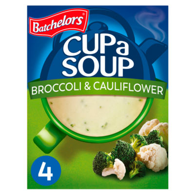 Cup a Soup Broccoli & Cauliflower 4 Instant Soup Sachets 101g thumbnail 2