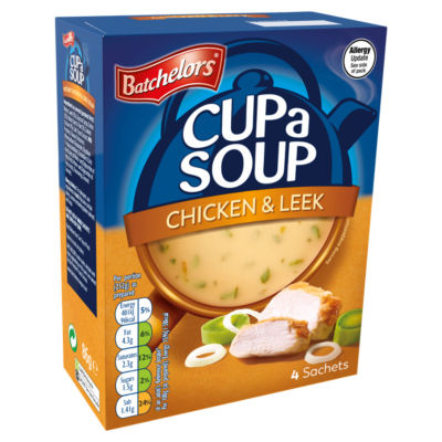 Cup a Soup Chicken & Leek 4 Instant Soup Sachets 86g thumbnail 4