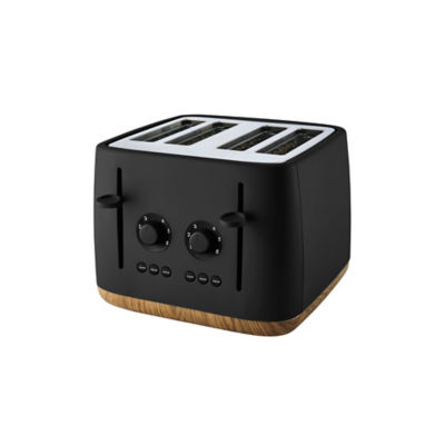 Matt Black Scandi 4-Slice Toaster thumbnail 2