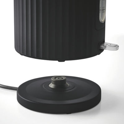Black Ribbed Fast Boil Kettle 1.7L thumbnail 3