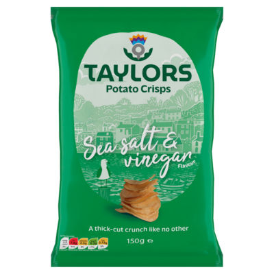 Potato Crisps Sea Salt & Vinegar Flavour 150g