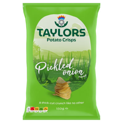 Potato Crisps Pickled Onion Flavour 150g