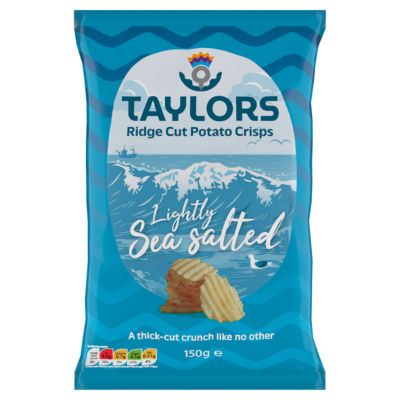Ridge Cut Potato Crisps Lightly Sea Salted 150g thumbnail 2