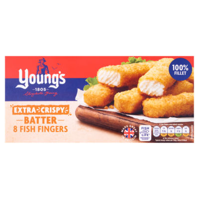Extra Crispy 8 Batter Fish Fingers 240g thumbnail 2
