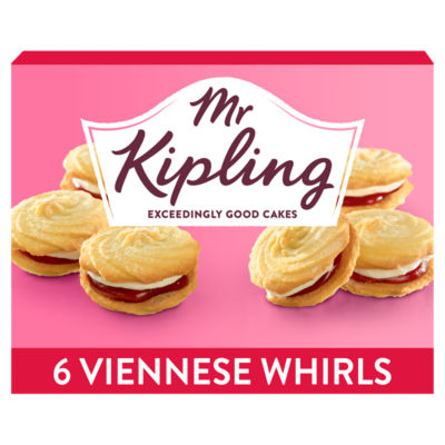 Viennese Whirls Cakes 6 Pack