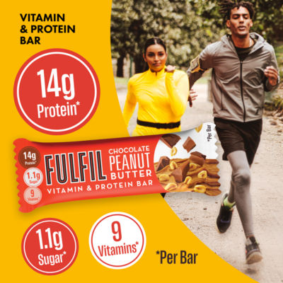 Chocolate Peanut Butter Flavour Vitamin & Protein Bar 40g thumbnail 3