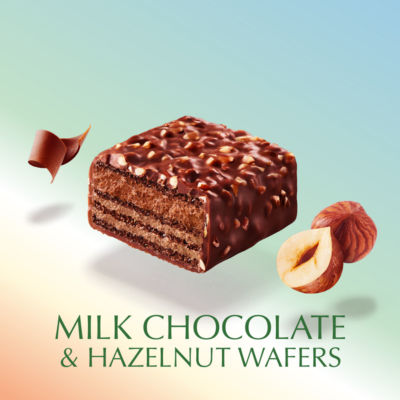 Choco Wafer Milk Chocolate & Hazelnut Treat Pack 30g thumbnail 3