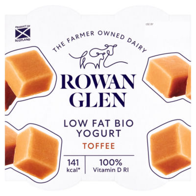 Low Fat Bio Yogurt Toffee 4 x 125g thumbnail 2