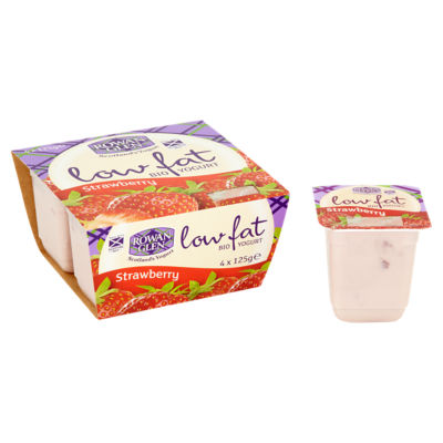 Low Fat Bio Yogurt Strawberry 4 x 125g thumbnail 3