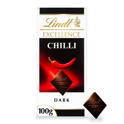 Excellence Dark Chilli Chocolate Bar 100g thumbnail 2