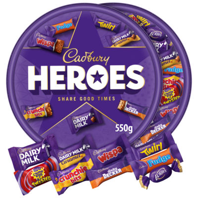 Heroes Chocolate Assortment Sharing Tub 550 g thumbnail 2