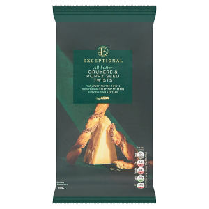 All-Butter Gruyère & Poppy Seed Twists 100g