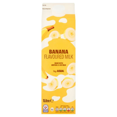 Banana Flavoured Milk 1 Litre thumbnail 2