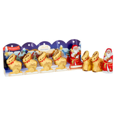 Santa Sleigh Christmas Milk Chocolate 5 x 50g thumbnail 3