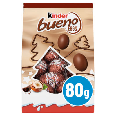 Bueno Milk Chocolate & Hazelnut Mini Easter Eggs Bag 80g