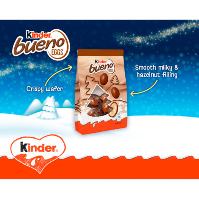 Bueno Milk Chocolate & Hazelnut Mini Easter Eggs Bag 80g thumbnail 4