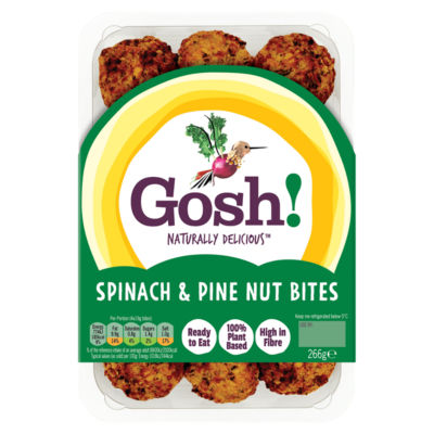 Spinach & Pine Nut Bites with Chickpeas, Lemon & Parsley 266g thumbnail 2