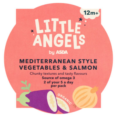 Organic Mediterranean Style Vegetables & Salmon 12m+ 200g thumbnail 2