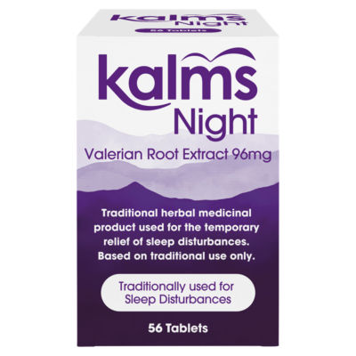 Night Valerian Root Extract 96mg 56 Tablets thumbnail 2