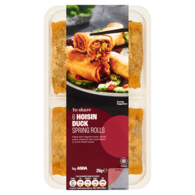 6 Hoisin Duck Spring Rolls 216g thumbnail 2