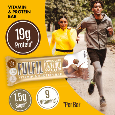 FULFIL Chocolate Hazelnut Whip Flavour Vitamin & Protein Bar 55g thumbnail 3