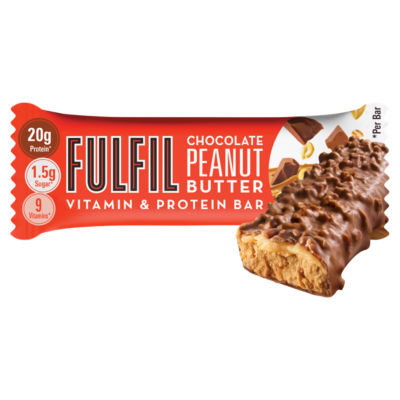 Chocolate Peanut Butter Flavour Vitamin & Protein Bar 55g thumbnail 2