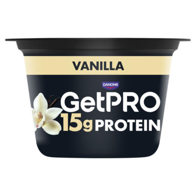 GetPro 15g High Protein Vanilla Yoghurt with Magnesium & Vitamin B9 160g thumbnail 2