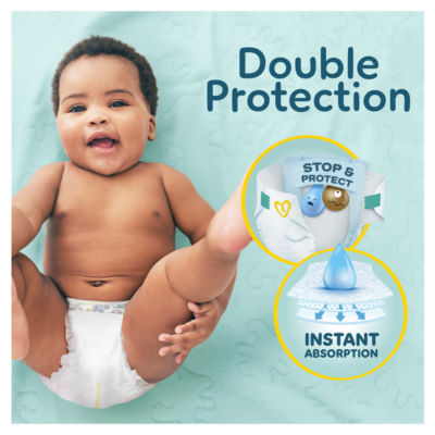 Premium Protection New Baby Size 2, 44 Nappies, 4kg-8kg thumbnail 3