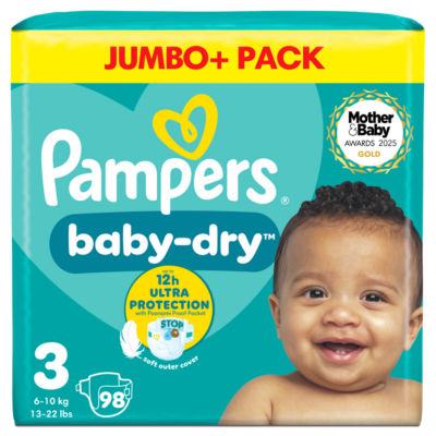 Baby-Dry Size 3, 98 Nappies