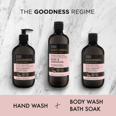 Goodness Rose & Geranium Natural Hand Wash 500ml thumbnail 4